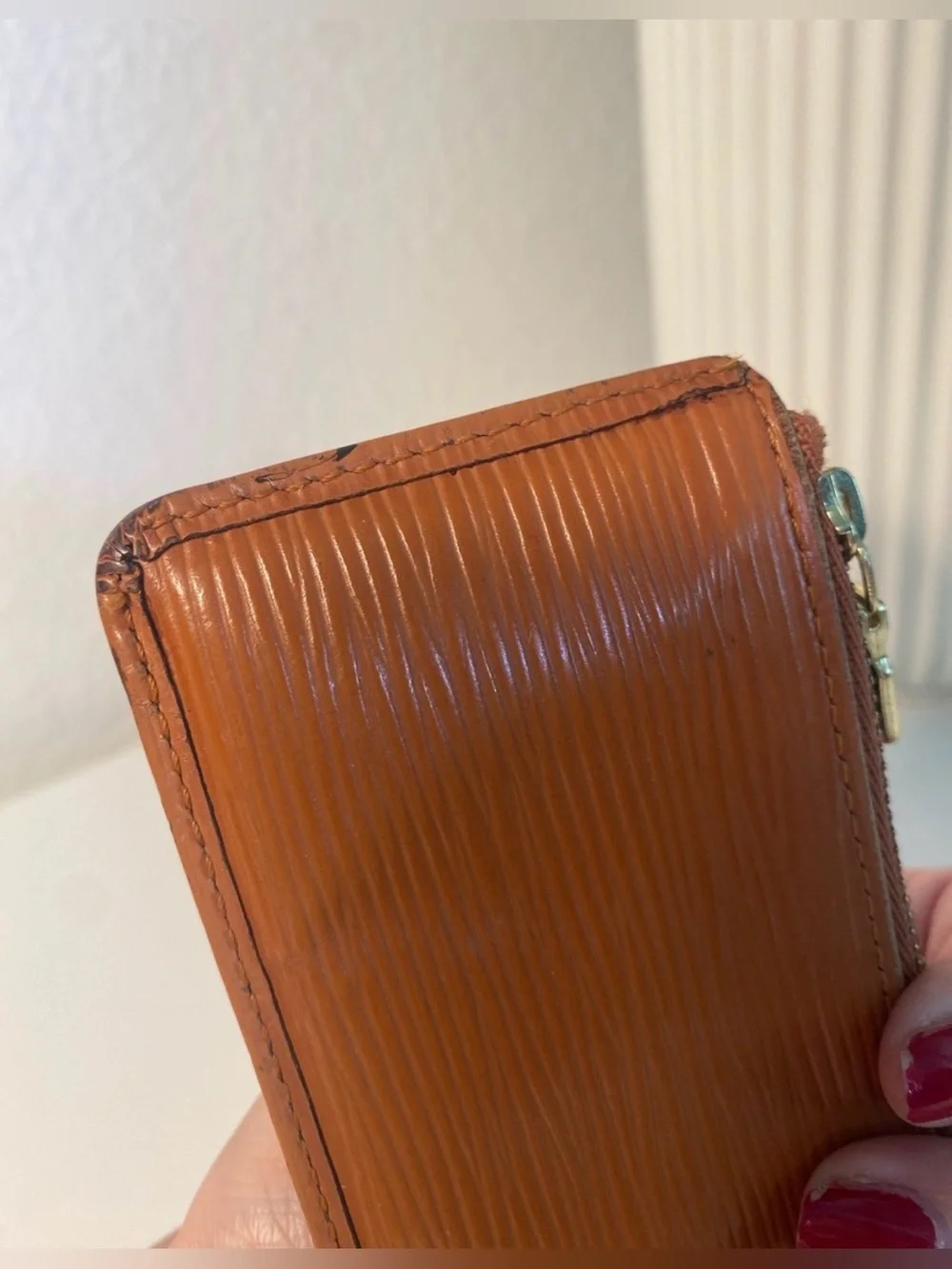 Final Price~ Vintage Louis Vuitton Key Clés Epi Leather In Kenyan Fawn